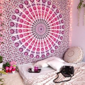 Pink and Purple Tapestry